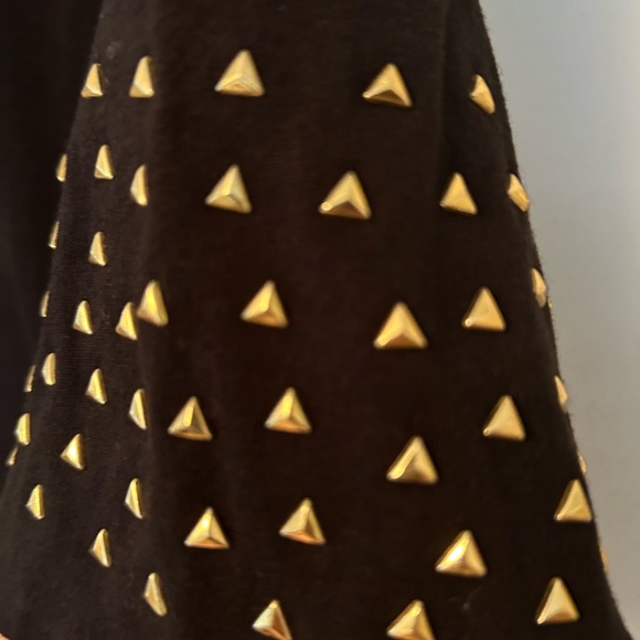 MICHAEL Michael Kors Top Women's Flare Cuff Long Sleeve Studded Top Size P/M - Picture 7 of 7